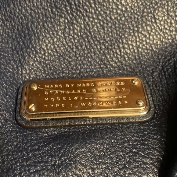 Marc Jacobs ORIGINAL Hillier Hobo Blue - Picture 2 of 5